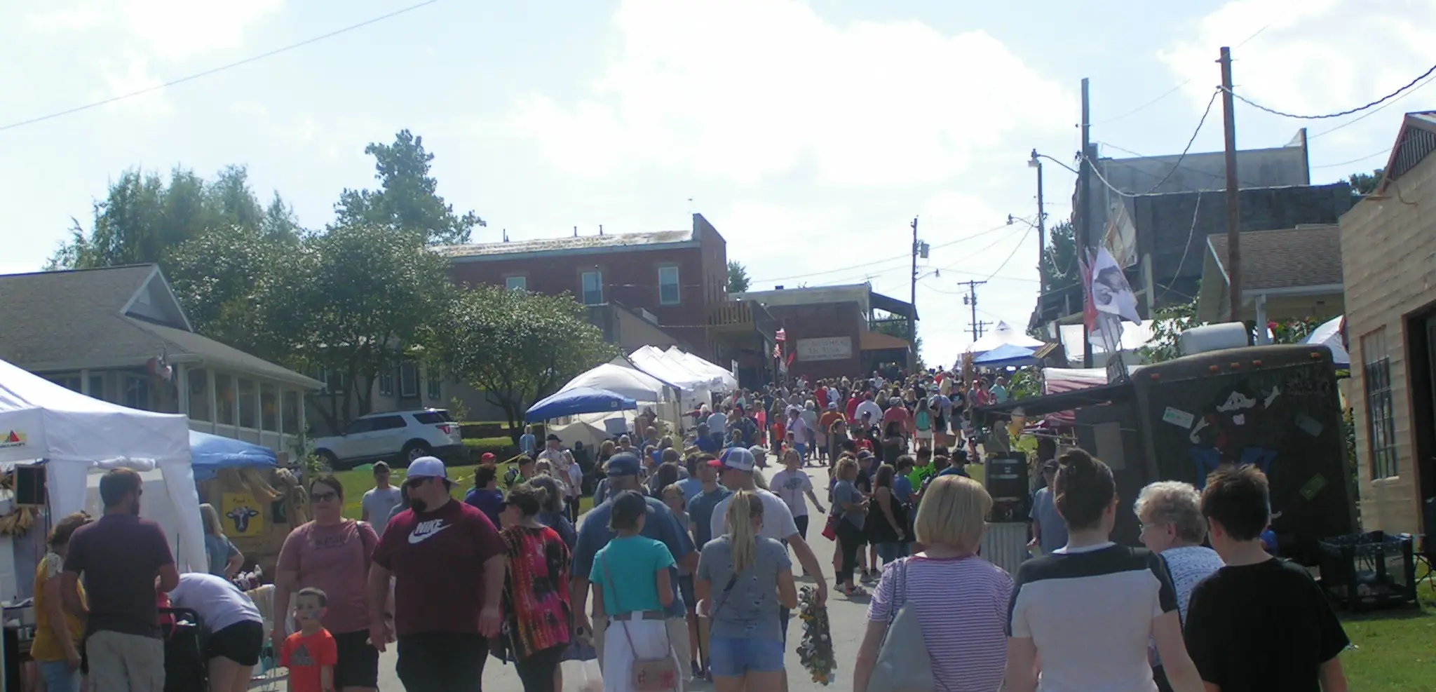 View of the Main Street during the Reunion